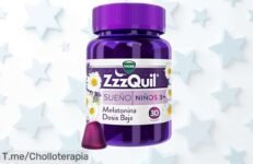 Gummies ZzzQuil para dormir rápido y descansar bien sin sueño al día siguiente con precio rebajado ¡Solo 30 unidades en este super chollo que vuela, no te quedes sin el tuyo!