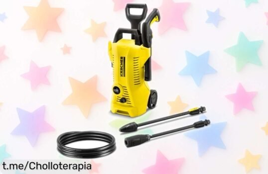Hidrolimpiadora K 2 Power Control Home de Kärcher con presión brutal para dejar todo impecable, incluye kit completo ¡Precio rebajado que vuela, no te pierdas este super chollo y hazte ya con la tuya!