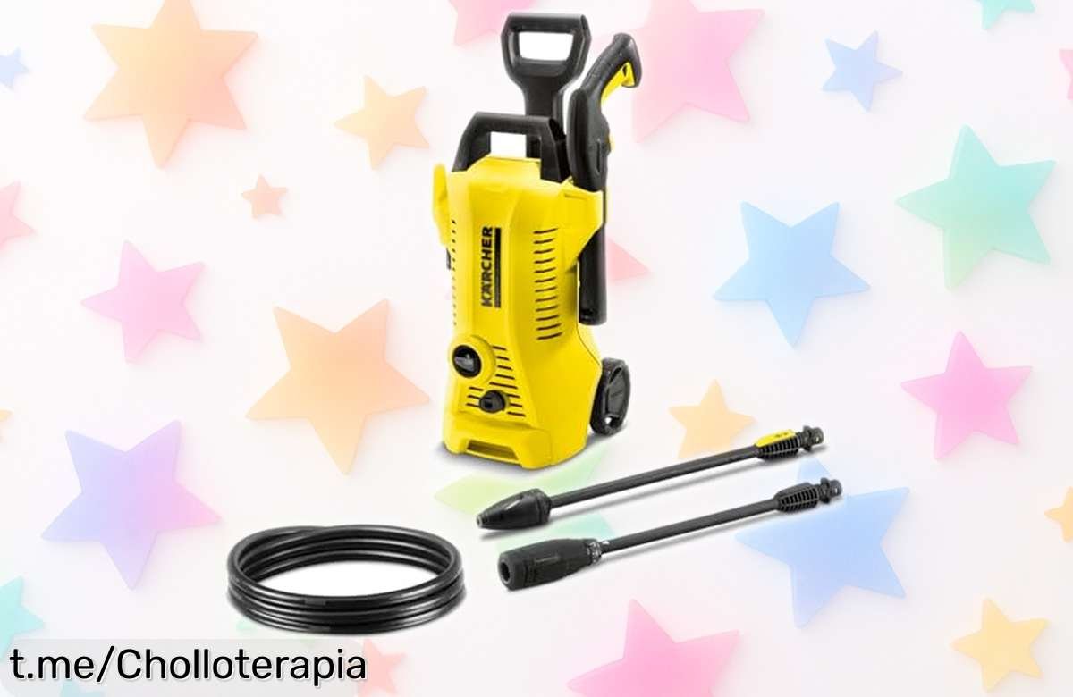 Hidrolimpiadora K 2 Power Control Home de Kärcher con presión brutal para dejar todo impecable, incluye kit completo ¡Precio rebajado que vuela, no te pierdas este super chollo y hazte ya con la tuya!