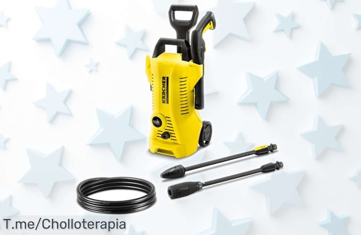 Hidrolimpiadora Kärcher K 2 Power Control con potencia brutal y kit completo para casa precio rebajado que no se repetirá limpieza eficaz garantizada ¡Date prisa que vuelan!