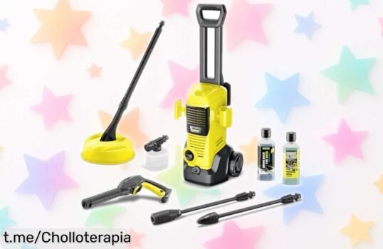 Hidrolimpiadora Kärcher K 3 FJ Home con 120 Bar y boquilla de espuma en un supremamente rebajado precio, ideal para dejar todo impecable sin sudar la gota gorda ¡Corre que esta oportunidad vuela!
