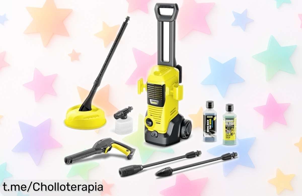 Hidrolimpiadora Kärcher K 3 FJ Home con 120 Bar y boquilla de espuma en un supremamente rebajado precio, ideal para dejar todo impecable sin sudar la gota gorda ¡Corre que esta oportunidad vuela!
