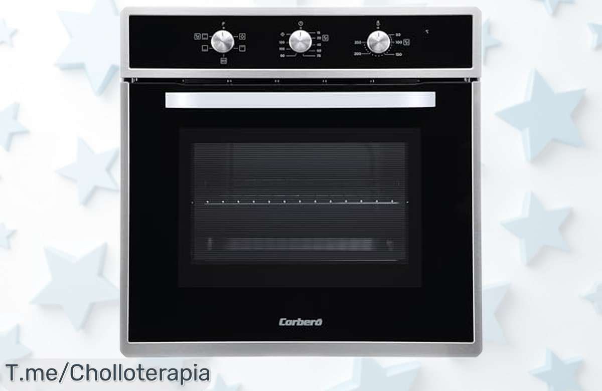 Horno Corberó CCHM603X rápido y potente con 4 programas listo para chefs, rebajado a un precio muy bajo solo por tiempo limitado ¡Corre que vuelan estas unidades en esta oferta irresistible!