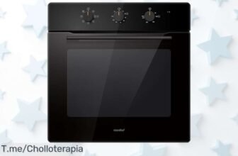 Horno empotrable Comfee CBO60M80M1BK con freidora de aire y limpieza por vapor ahora a precio rebajado disfruta comidas crujientes y olvídate de fregar rápido ¡corre que vuelan!