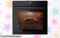 Horno integrable Cecotec Bolero Hexa 60 cm con grill de grafeno y piedra XXL para pizzas perfectas rebajado a precio loco ¡funciones top y temporizador fácil que no puedes dejar pasar!