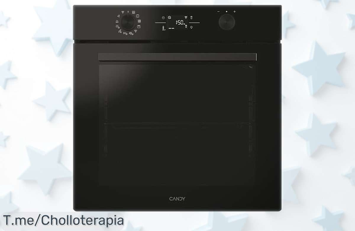 Horno multifunción Candy CBake 600 con wifi y vapor rebajado a precio loco: cocina como un chef sin complicaciones, limpieza pirolítica incluida, chollazo que vuela rápido ¡consíguelo ya antes de que desaparezca!
