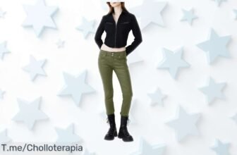 Jeans para mujer LTB Molly M en green coated wash con cortes geniales y diseño fresco, rebajados por tiempo limitado — un super chollo que se adapta a ti y no puedes dejar pasar, ¡consigue los tuyos antes de que vuelen!