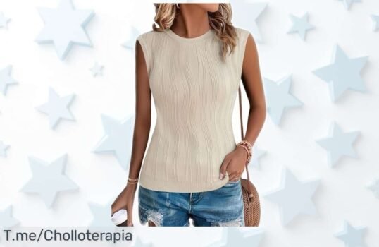 Jersey Totatuit para mujer en albaricoque con ondas únicas que moldean tu estilo, ahora rebajado con un super chollo irresistible y oferta limitada ¡corre antes de que desaparezca!