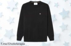 Jersey básico Springfield negro talla M para hombre con caída de precio brutal que no puedes dejar pasar, aprovecha este super chollo porque las unidades vuelan ¡Hazlo tuyo ya!
