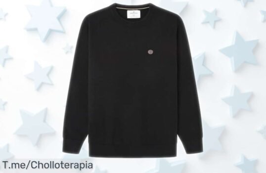 Jersey básico Springfield negro talla M para hombre con caída de precio brutal que no puedes dejar pasar, aprovecha este super chollo porque las unidades vuelan ¡Hazlo tuyo ya!