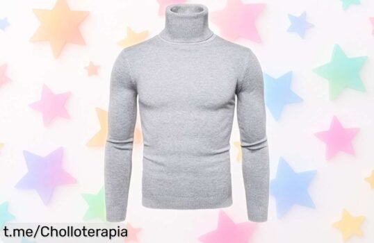 Jersey cuello alto para hombre talla grande súper ligero y elástico con un precio rebajado brutal, diseño retro que nunca falla y oferta limitada ¡corre que vuelan estas unidades!