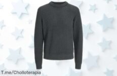 Jersey de punto Jcozion Knit Crew Neck de Jack & Jones con diseño urbano y calidad danesa rebajado al máximo, un super chollo que vuela rápido ¡No te quedes fuera, consigue el tuyo ya!