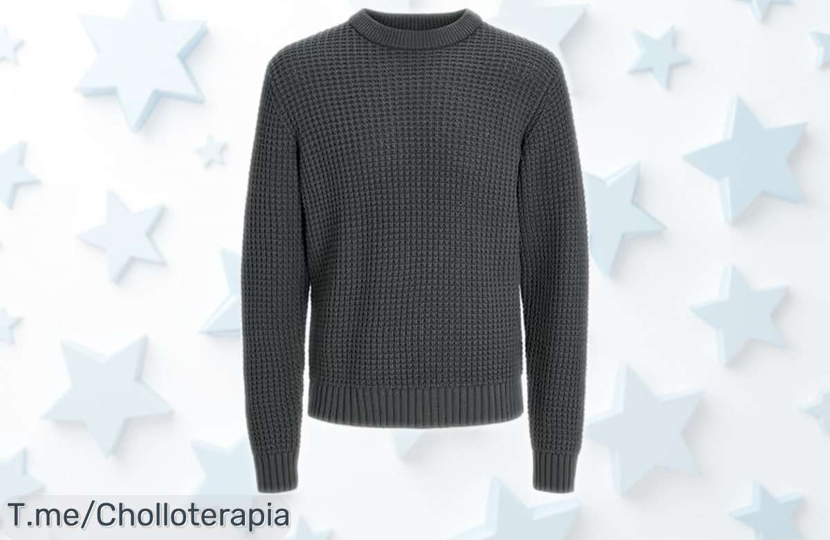 Jersey de punto Jcozion Knit Crew Neck de Jack & Jones con diseño urbano y calidad danesa rebajado al máximo, un super chollo que vuela rápido ¡No te quedes fuera, consigue el tuyo ya!