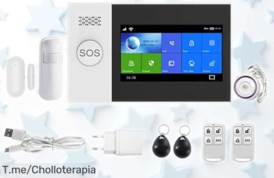 Kit alarma inalámbrica Jandei con gsm que avisa a 5 móviles sin datos, controla todo desde el móvil fácil y rápido precio rebajado súper chollazo ¡corre que vuelan las últimas unidades!
