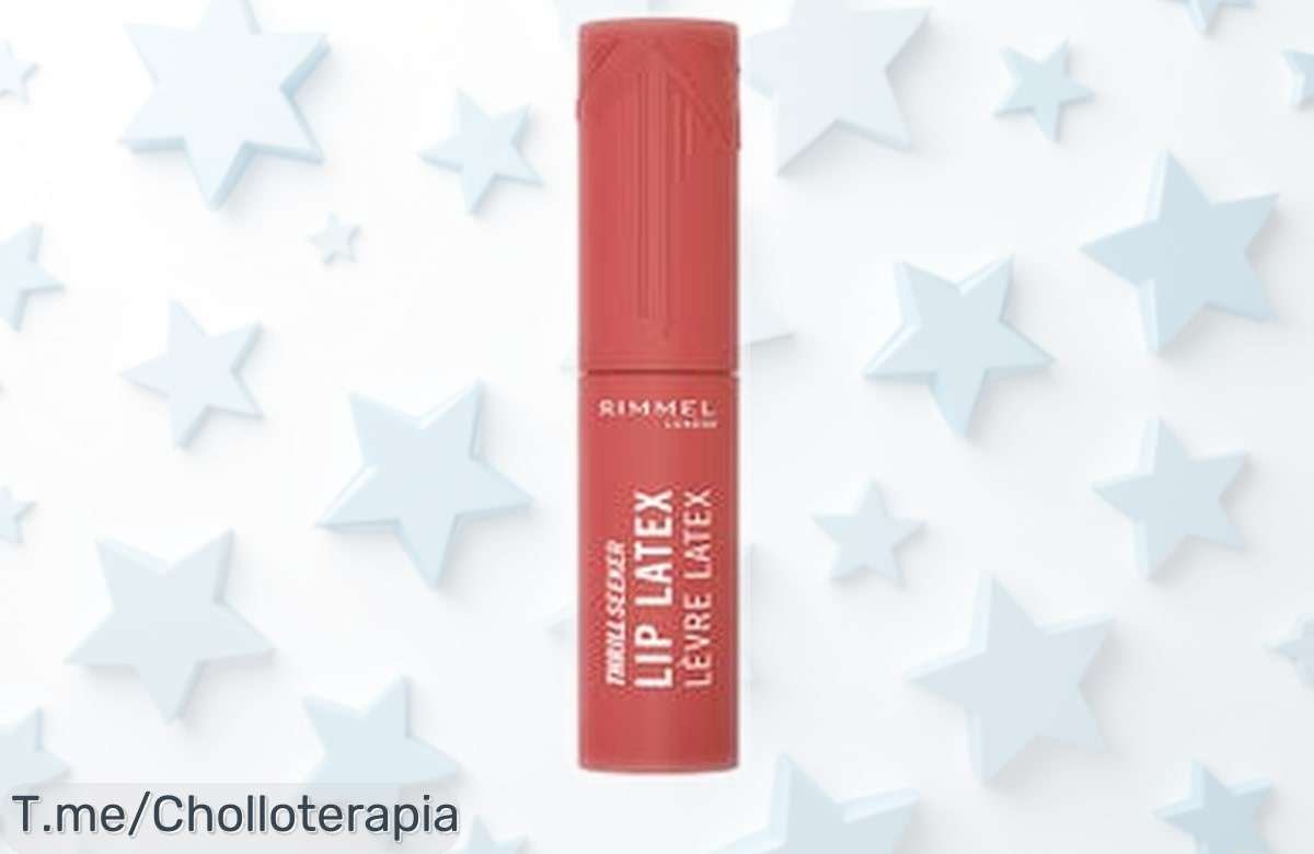 Labial líquido thrill seeker lip latex de Rimmel London con caída de precio brutal para un color único que dura todo el día, ¡date prisa y aprovecha este ofertón antes de que desaparezca!