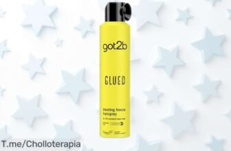 Laca Got2B Glued Blasting freeze fija tu peinado todo el día con fuerza brutal precio rebajado chollazo para un estilo punkie único ¡date prisa que vuelan!