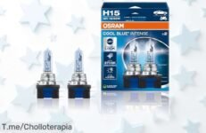 Lámpara Osram H15 para faros con luz potente que alumbra tu camino como ningún otro, precio rebajado y oferta limitada para Ford Fiesta y VW Golf, ¡date prisa antes de que se agoten!