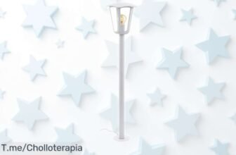 Lámpara de suelo para exterior Eglo MONREALE con diseño clásico y resistente, ahora a un precio rebajadísimo que no puedes dejar escapar ilumina tu terraza o jardín con estilo potente ¡corre que se agotan!