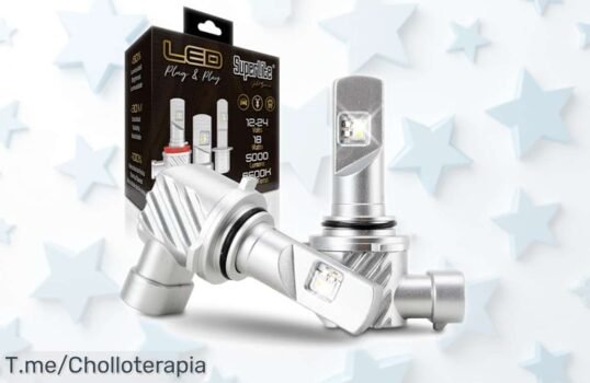 Lámparas LED Superlite HB4 con brillo brutal para ver 30 metros más, luz que dura hasta 50,000 horas y precio rebajado de locura ¡No pierdas este ofertón único que vuela rápido, consigue las tuyas ya!