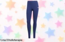 Leggings adidas mujer Essentials Linear en azul oscuro y blanco con precio rebajado un ofertón que no volverás a ver ¡pilla ya tu talla antes de que desaparezcan!