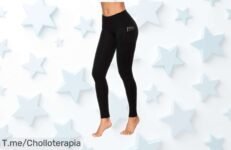 Leggings super elásticos y transpirables CA para mujer con un descuentazo brutal ideal para gimnasio o casa, precio rebajado que no dura para siempre ¡corre antes de que se acaben!