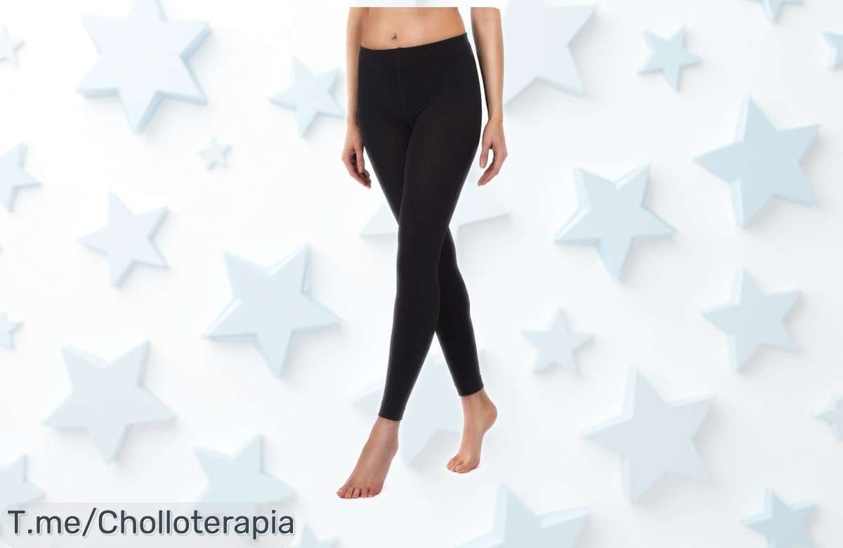 Leggins térmicos forro polar para mujer con cintura alta la caidita de precio que buscabas ideal para frío y deporte ¡super chollo limitado corre antes que vuelen!