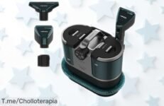 Limpiador a vapor potente Cecotec Conga 7000 Carpet XXL con depósitos gigantes, limpieza sin parar para cristales y alfombras impecables, precio rebajado brutal que no dura mucho ¡aprovecha ya este ofertón antes que se acabe!