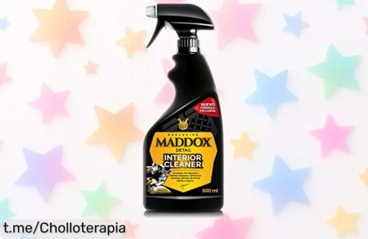 Limpiador de tapicerías para coche Maddox Detail con potencia máxima que elimina manchas imposibles sin máquinas a precio rebajado, deja tu interior impecable y reluciente ¡date prisa que las unidades vuelan!