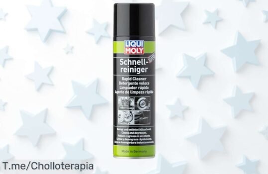 Limpiador exprés para frenos y embragues LIQUI MOLY 500 ml con precio rebajado espectacular que arrasa grasas al instante sin esfuerzo; una oferta fugaz que vuela, ¡no dejes pasar este súper chollo!