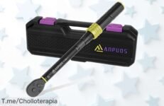 Llave dinamométrica ANPUDS 1-4 con ajuste ultra preciso y cabezal reversible de 72T a precio rebajado, un super chollo para apretar tornillos sin esfuerzo y al detalle ¡Corre que vuelan, oferta limitadísima!