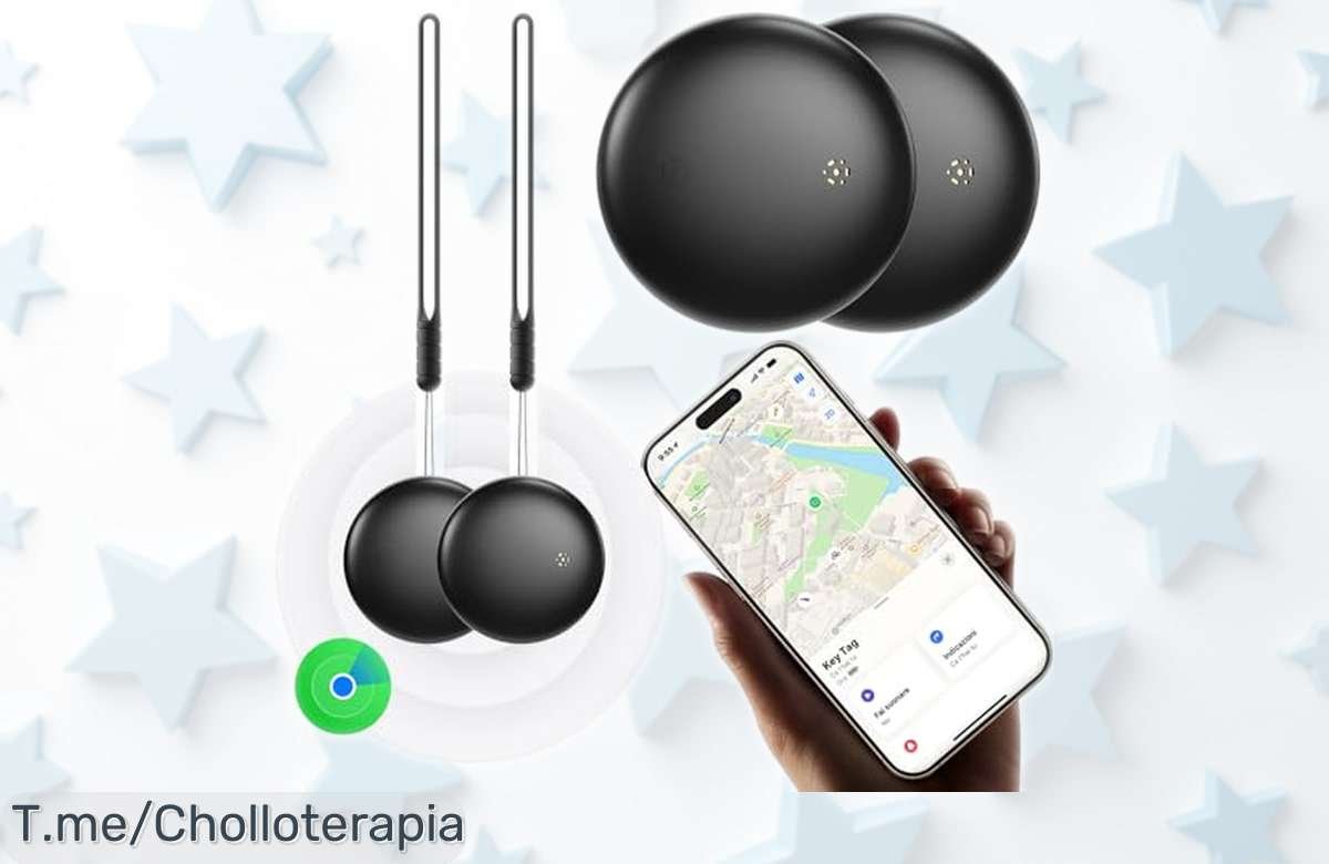Localizador bluetooth negro 2 pack para iOS con sonido potente y batería de un año super rebajado precio muy bajo solo por tiempo limitado ¡no pierdas esta oportunidad única!