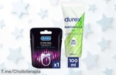 Lote irresistible Durex con lubricante Naturals H2O y anillo vibrador Intense a precio rebajado hijos de la urgencia no esperes más este ofertón limitado vuela ya el super chollo que sube la temperatura en un instante