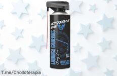 Lubricante de cadenas Motorrevive Racing Line para motos competición con máxima protección y durabilidad rebajado precio muy bajo, aprovecha este super chollo antes que se agote ¡dale a tu moto la potencia que merece ya!