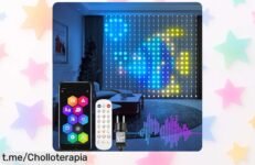 Luces de cortina LED YOOULIT 400 LEDs con colores infinitos y música integrada, ahora a precio rebajado para poner tu casa alucinante ¡Corre que el súper chollo está por tiempo limitado y las fiestas no esperan!
