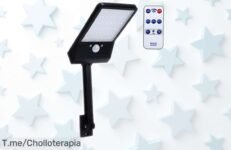 Luz solar con sensor súper potente y 48 LEDs ideal para patios y garajes, ahora rebajada con una caída de precio brutal que no se ve todos los días ¡No lo pienses, que vuelan!