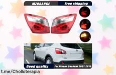 Luz trasera exterior para Nissan Qashqai 2008-2015 con antiniebla y freno a precio rebajado increíble, oferta limitada que no puedes dejar escapar ¡da seguridad y estilo renovado ya!