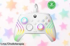 Mando PDP Afterglow XBX Wave para Xbox con luces LED personalizables y botón compartir ahora rebajado un precio espectacular, no pierdas este ofertón porque vuelan las unidades y la oferta es por tiempo limitado ¡hazte ya con el tuyo!