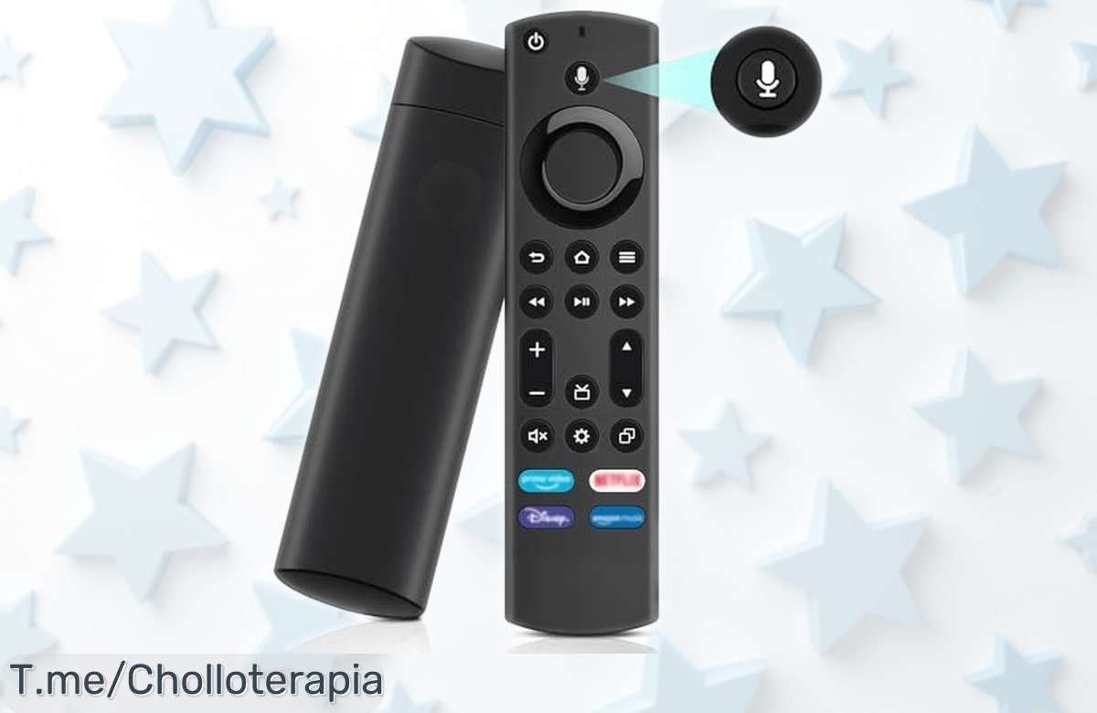 Mando a distancia de voz XTVTX para Smart TV y Stick con control total hablado precio rebajado super chollo limitado ¡Corre que vuelan!