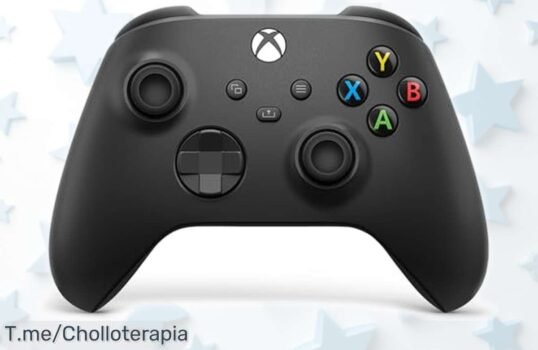 Mando inalámbrico Xbox Carbon Black con botón personalizable rebajado de precio, disfruta partidas sin líos en Xbox, PC y móvil: ¡chollazo limitado que vuela rápido, no lo pienses más!