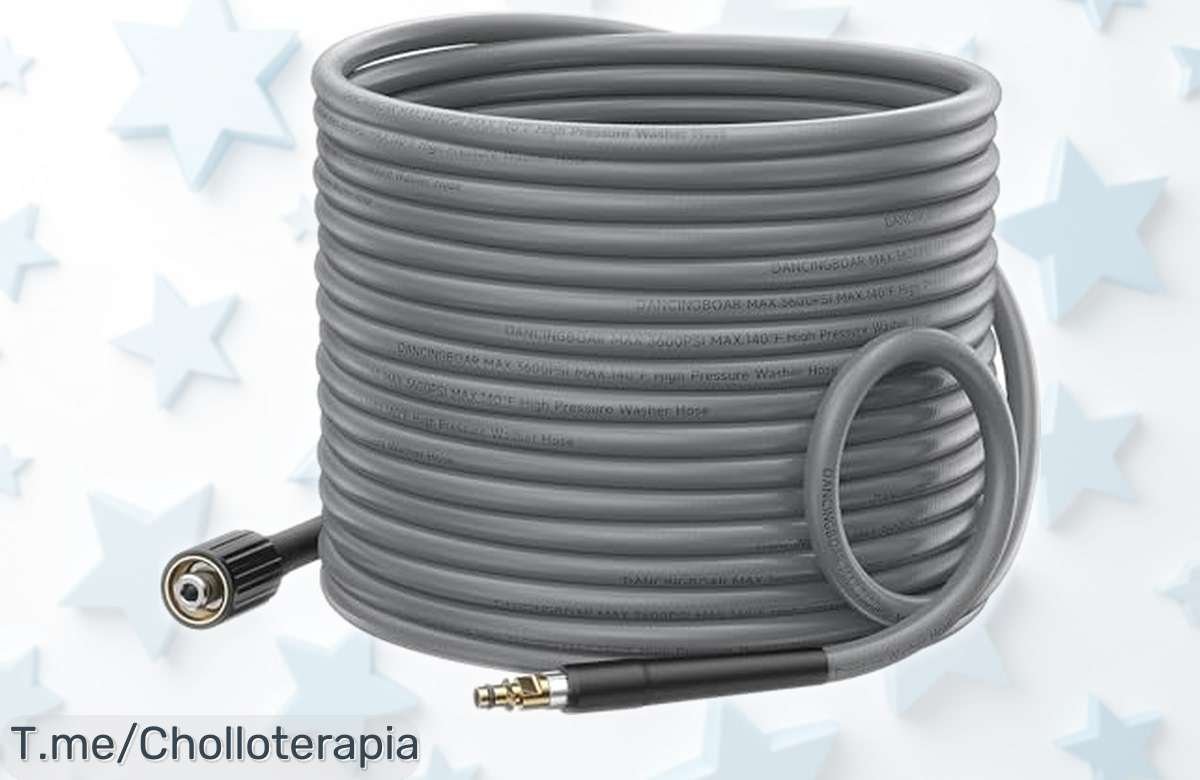 Manguera súper flexible y resistente para Kärcher K2-K7 con conexión rápida a precio rebajado por tiempo limitado ¡calidad top que no puedes dejar pasar!