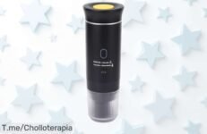 Máquina de café espresso portátil Yunir con 15 bares y recarga rápida para un cafetazo profesional en segundos, ahora con precio rebajado por tiempo limitado ¡No pierdas este ofertón que se va volando!