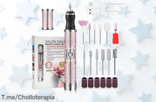 Máquina eléctrica para uñas YIKOOLIN 20000RPM con gel acrílico: precio rebajado y potencia brutal en tus manos, ¡perfecta para manicura y pedicura profesional! Oferta limitada que vuela rápido, aprovecha este super chollo antes de que desaparezca