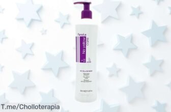 Mascarilla Fanola No Yellow 350ml para rubias y canosas que combate el amarillo feo con pigmentos morados dejando brillo impresionante precio rebajado por tiempo limitado aprovecha este super chollo antes de que se acabe