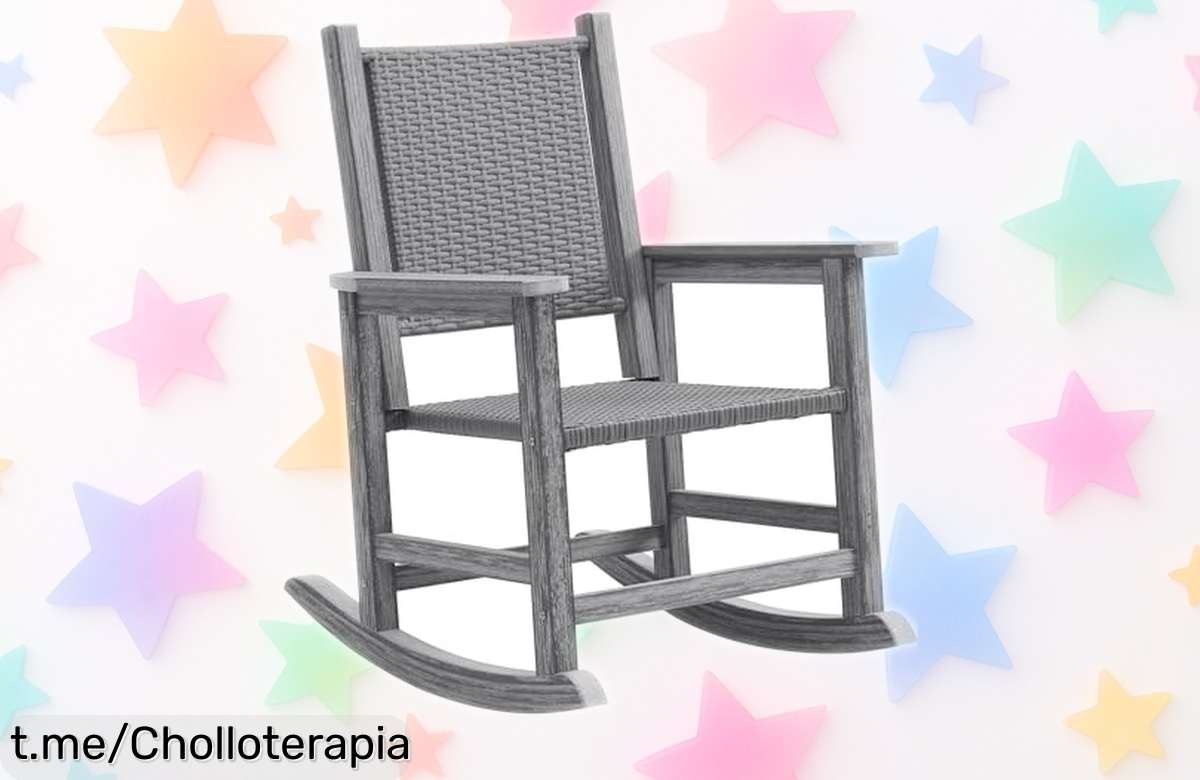 Mecedora de ratán efurden con diseño único y precio rebajado que no verás dos veces, un super chollo para darle vida a tu espacio ¡date prisa que estas unidades vuelan en nada!