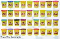 Mega pack de 36 botes PlayDoh con colores vivos para crear sin parar, ahora rebajado a un precio loco que vuela rápido ¡Diversión y creatividad sin límites desde los 2 años! Corre antes de que desaparezca este super chollo irrepetible
