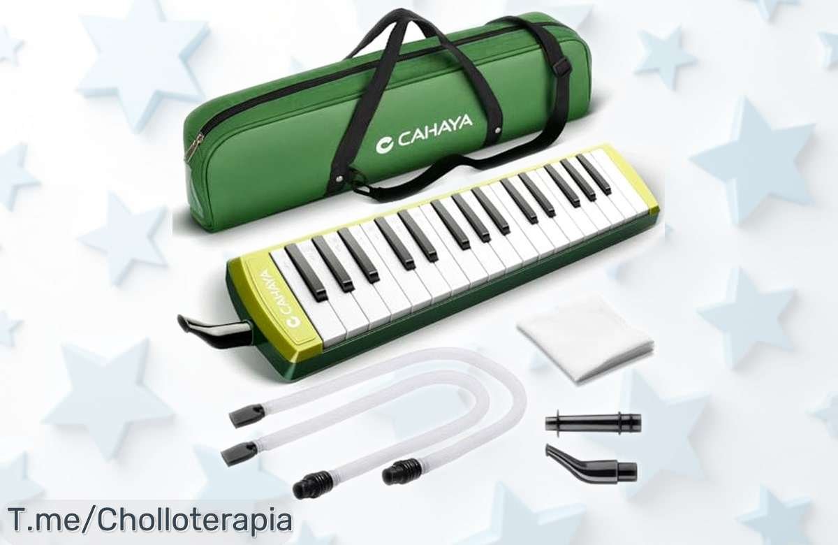 Melódica para niños Cahaya 32 teclas con estuche a precio rebajado sonido genial y completamente segura un regalo musical super chollo que no puedes dejar pasar corre antes de que se agote