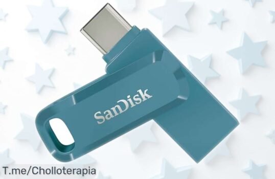Memoria flash SanDisk Ultra Dual Drive Go 256 GB con USB-C y USB-A velocidad brutal para guardar tus fotos ya ¡oferta rebajada que vuela! Corre que vuelan las unidades, no la dejes escapar hoy mismo
