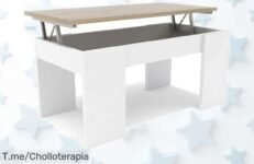 Mesa de centro elevable MC4 Dormidan con mayor grosor y estabilidad, ¡rebajada a precio loco! Un super chollo exclusivo por tiempo limitado que no vas a querer dejar pasar, corre antes de que se agoten las unidades con cupón especial