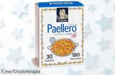 Mezcla de especias Carmencita para paella con azafrán 30 sobres sabor auténtico a precio rebajado un ofertón que vuela rápido no te quedes sin el toque maestro en tu cocina ya mismo