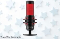 Micrófono USB HyperX QuadCast con calidad pro y control total de sonido a precio rebajado ¡Chollazo para tus transmisiones, pocas unidades y esta oferta vuela!